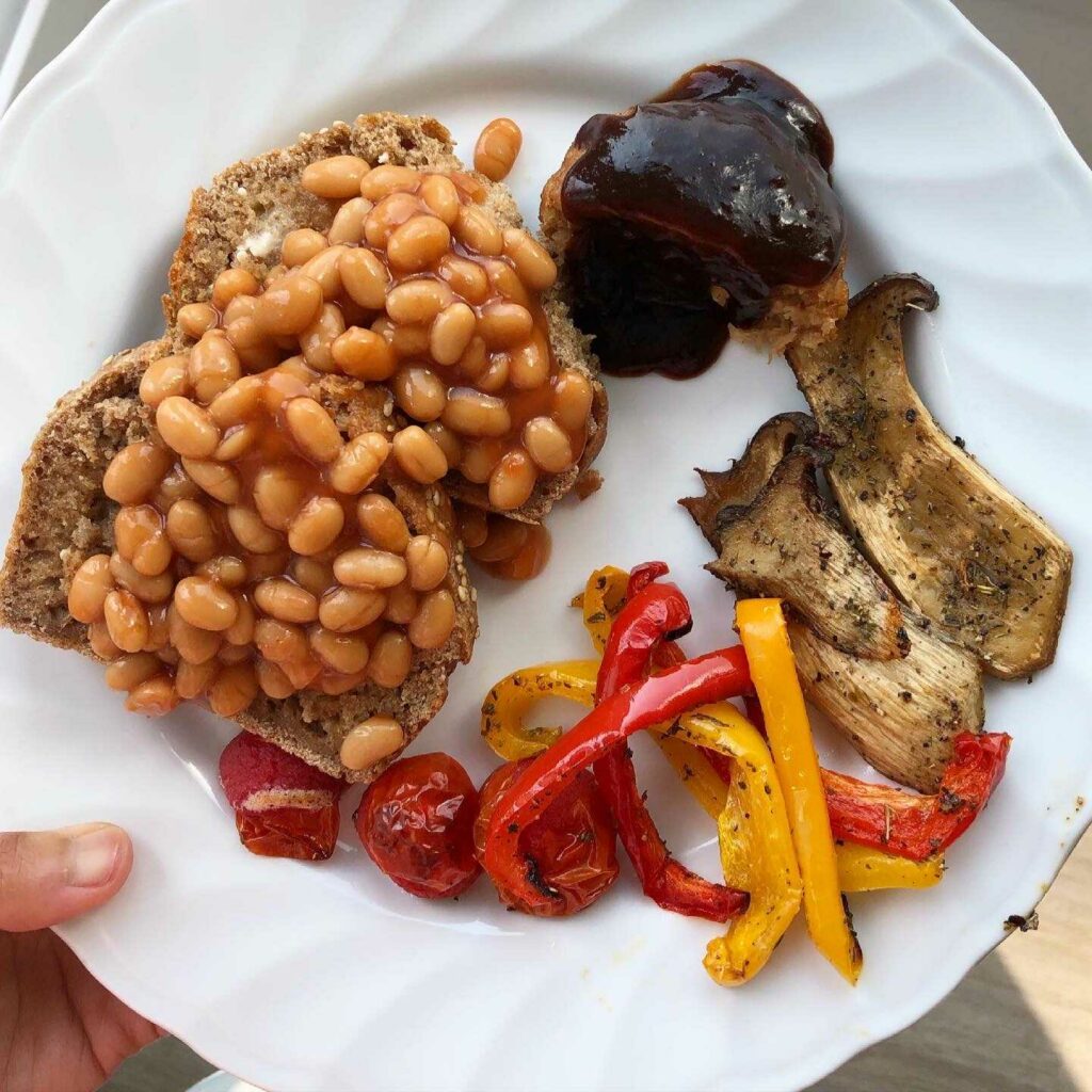 Baked beans on toast