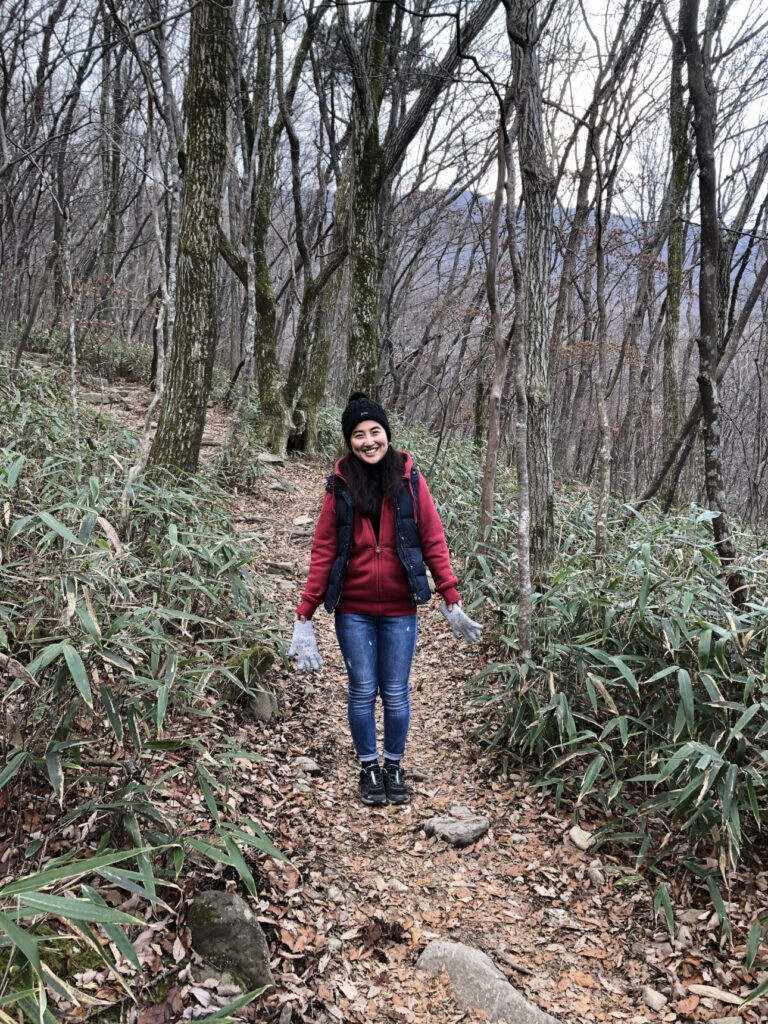 Chohee in Mudeongsan National Park