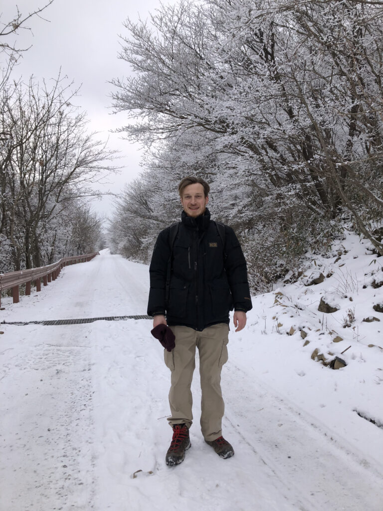 Justin in Mudeongsan national park